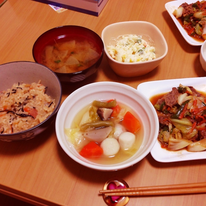 最近の晩御飯