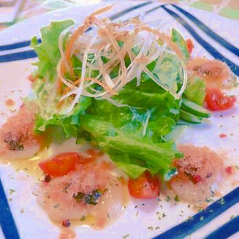 エビのカルパッチョ