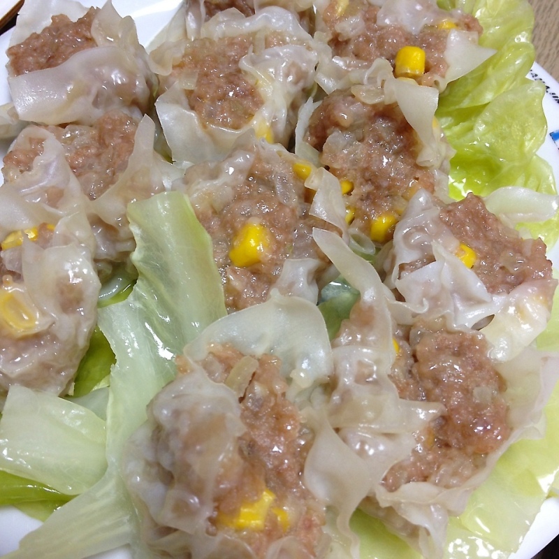 コーンしゅうまい(^_-)☆