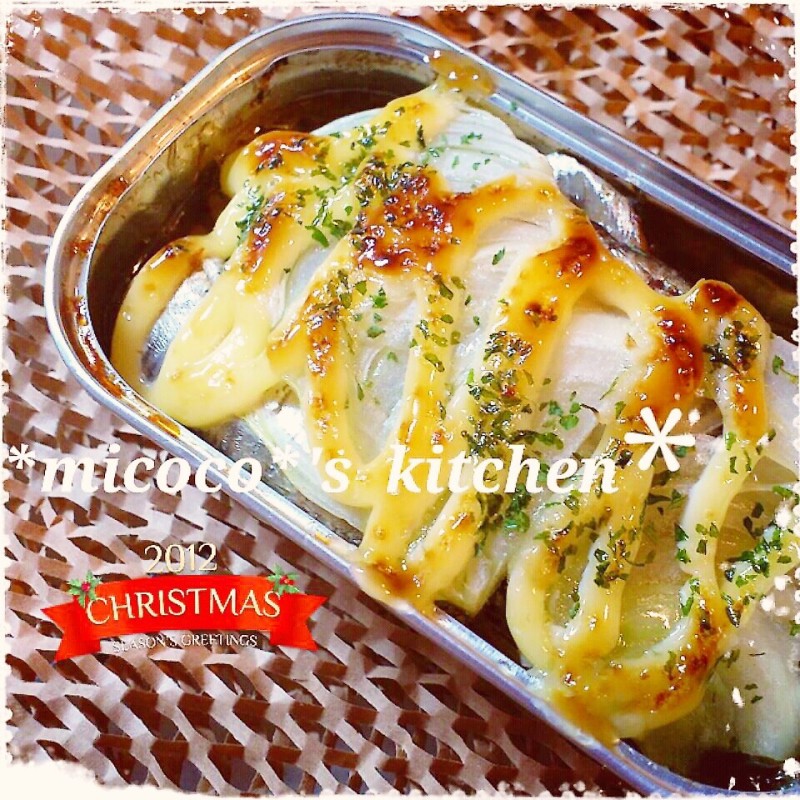 缶詰まるまる焼いて*＊♪オイルサーディン