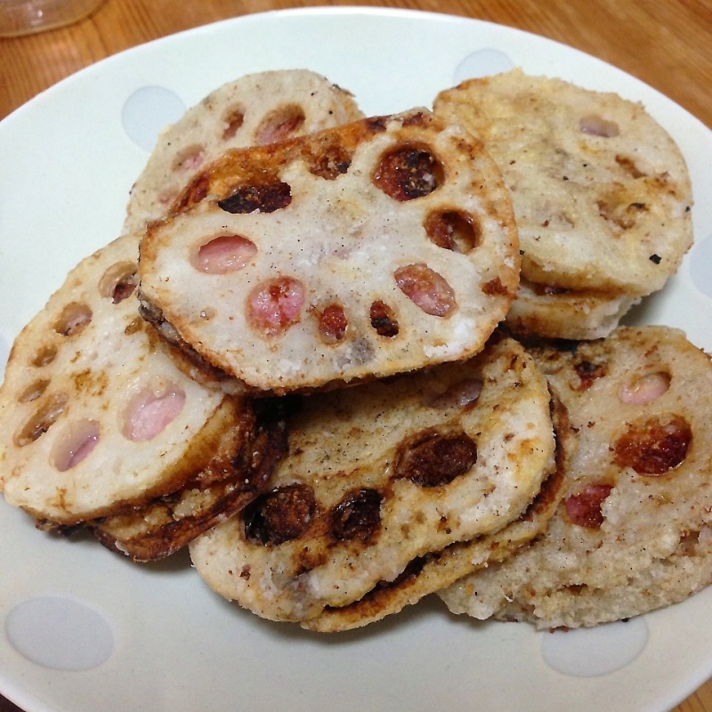 レンコンのはさみ揚げ