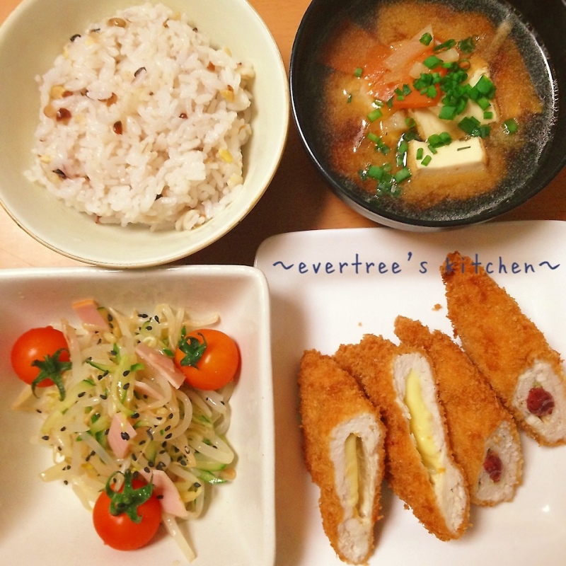 ササミカツ定食