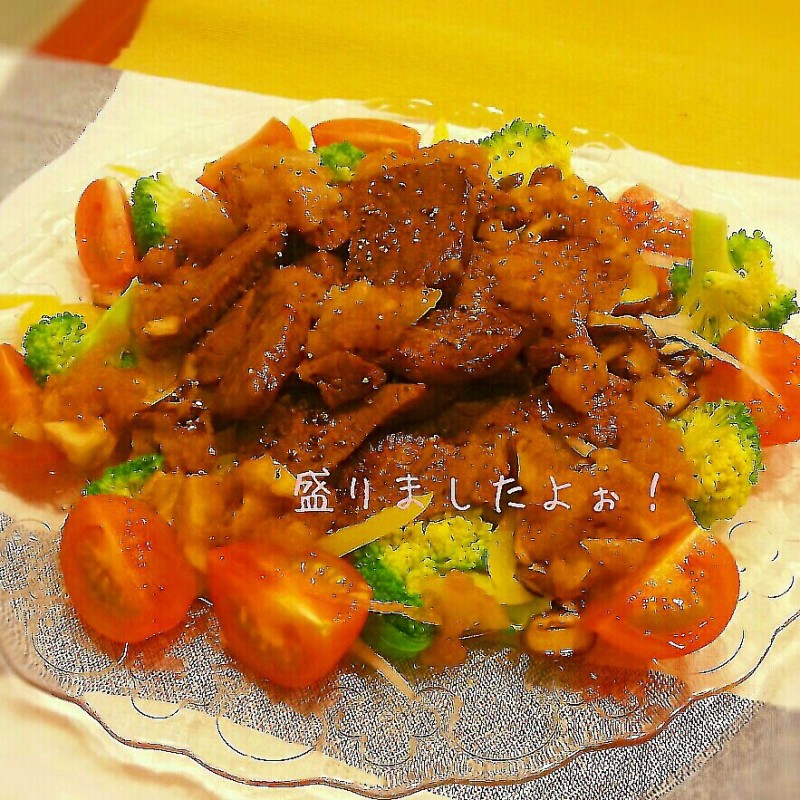 焼肉のっけ盛り盛りサラダ！