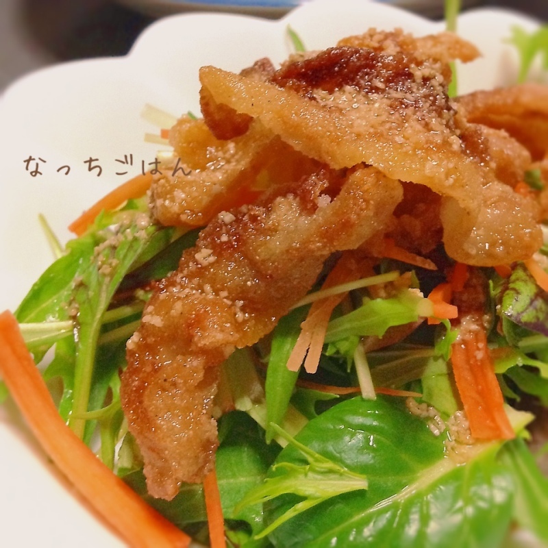 揚げ豚サラダ