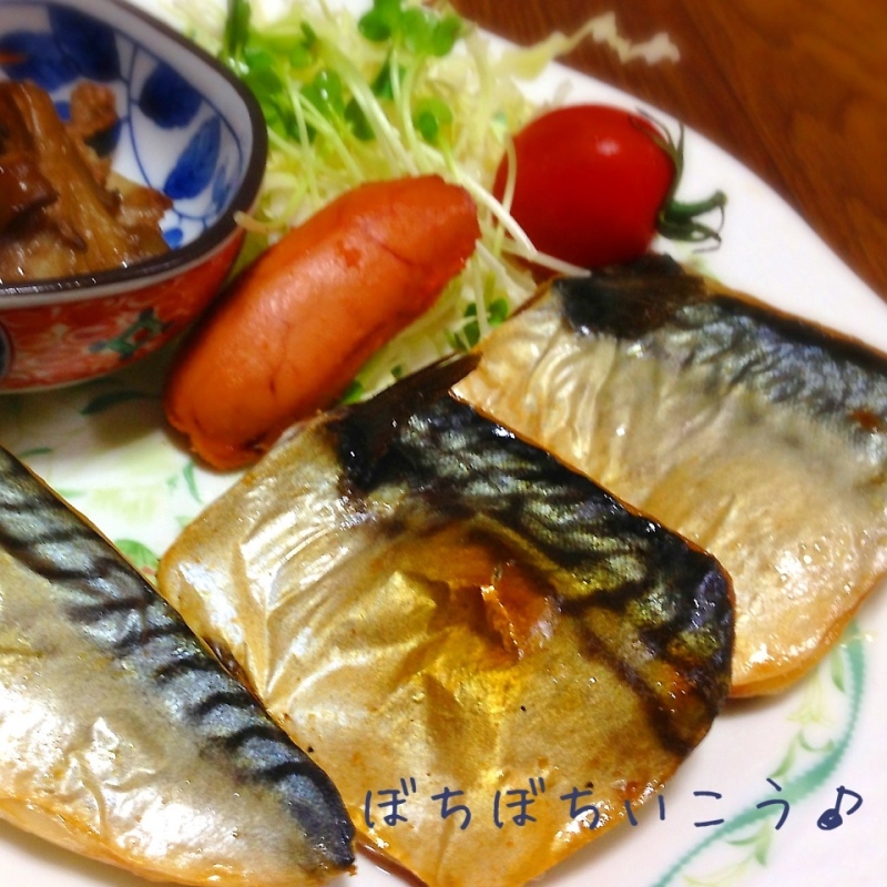 鯖の塩焼き