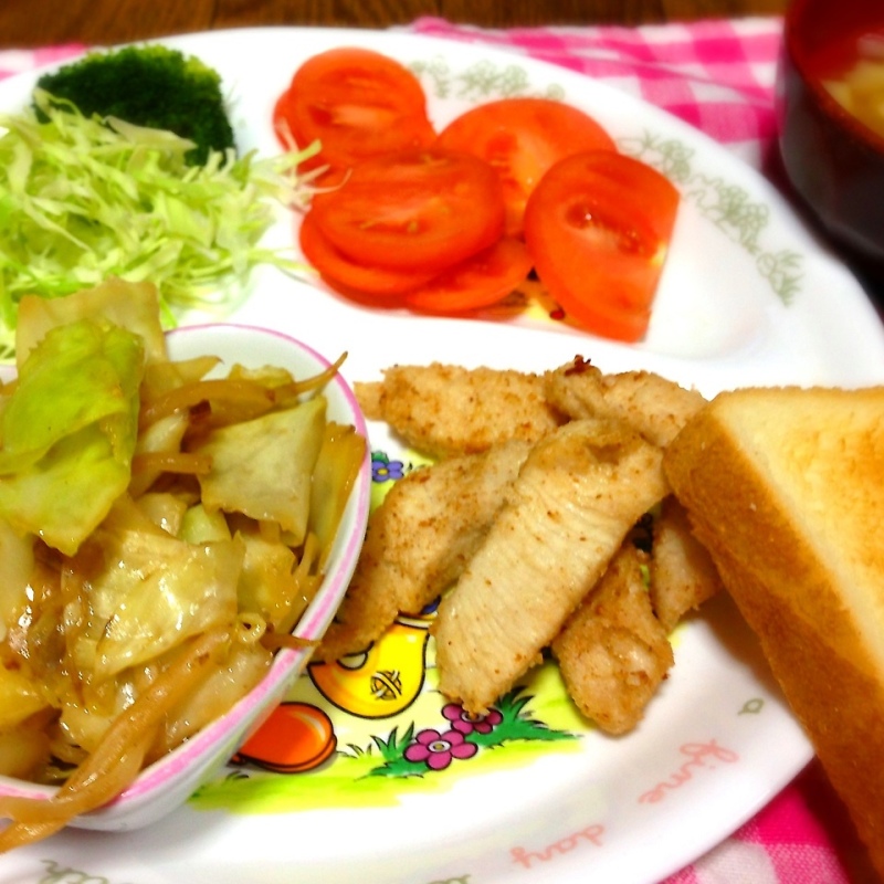 旦那さん朝ごはん