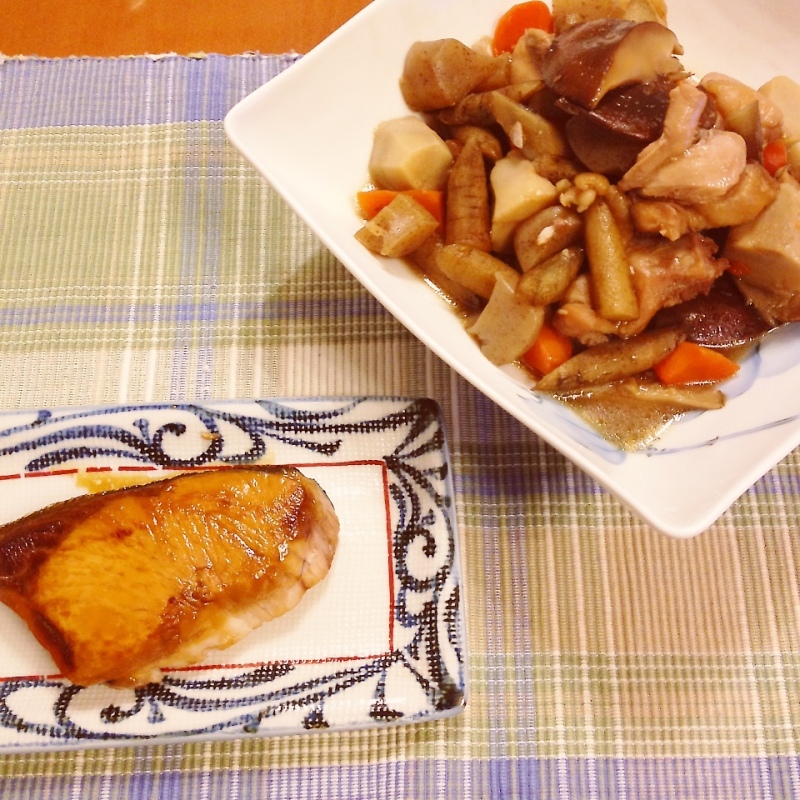 ブリの照り焼き＆煮物