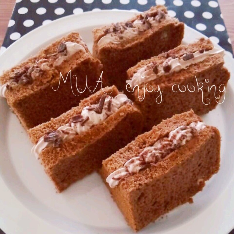 ココア柚子シフォン♬