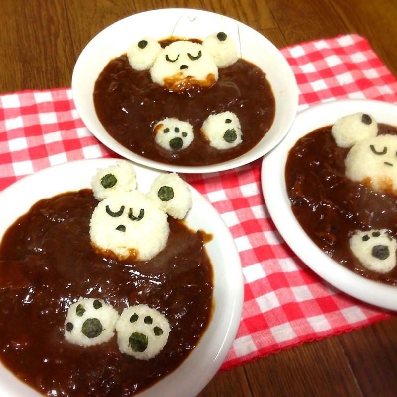 ほっこりつかってないくまちゃん