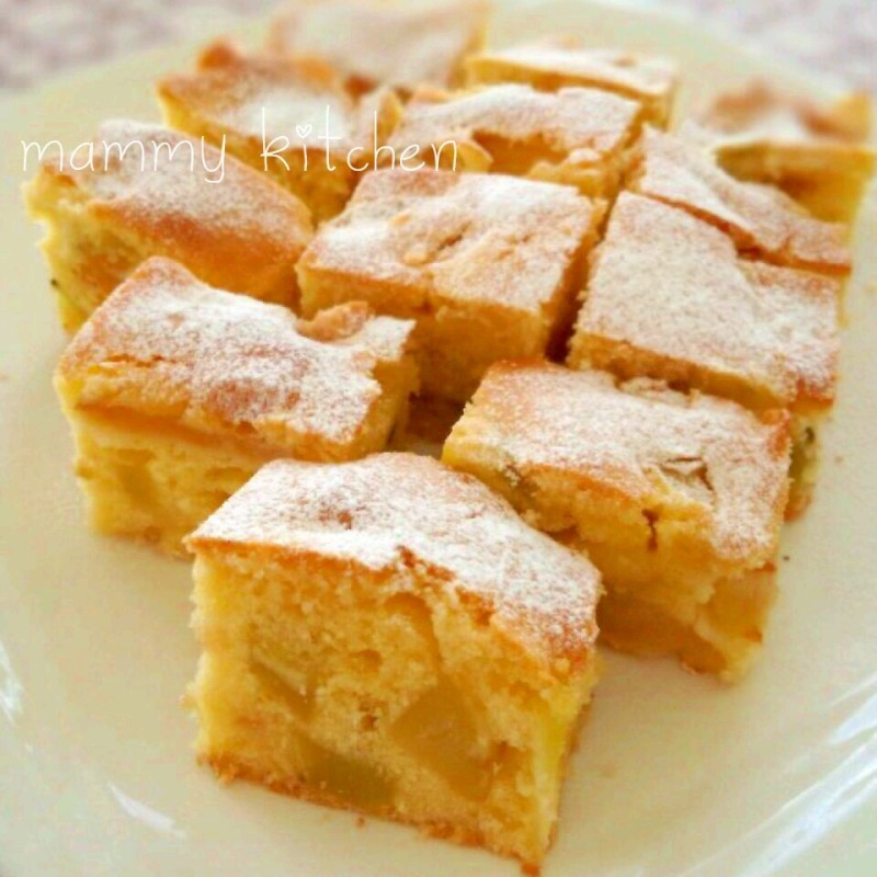 林檎とさつまいものケーキ♬