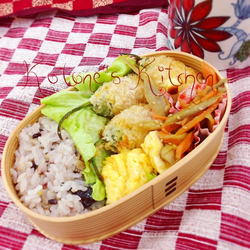 本日の曲げわっぱ弁当♪