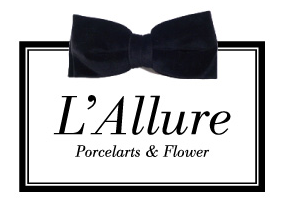 $Salon　de　L'Allure　　名古屋  ポーセラーツ & アーティフィシャルフラワー・シルクフラワー-ロゴ