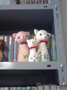 ユメノシズク。-あみぐるみ　ネコ親子