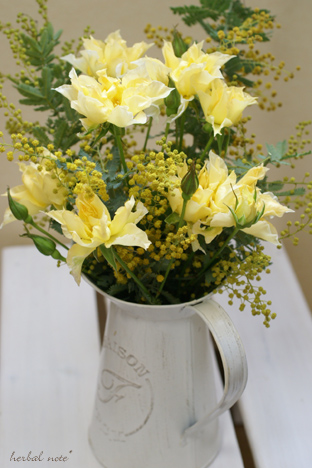 Herbal note* step　by　step-ミモザ