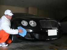 出張おまかせ洗車 デリデリ☆ウォッシュ福岡東支店-出張洗車　ベントレーGTスピード