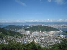 高尾山から見た町内と広島市