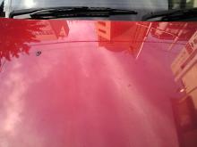 ボルボ850　劣化したコーティング剤による汚れ