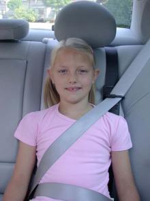 後部座席シートベルト