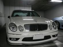 出張おまかせ洗車 デリデリ☆ウォッシュ福岡東支店-出張洗車　地下駐車場　ベンツE55